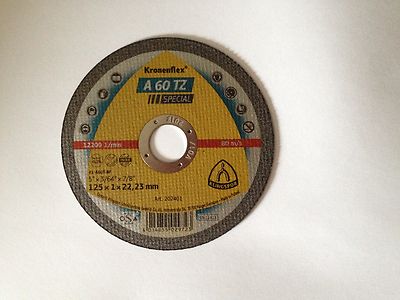 25 Stück  Klingspor Inox Trennscheibe A 60 TZ   125x1,0  Art.-Nr. 202401 