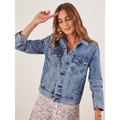 reformation denim jacket