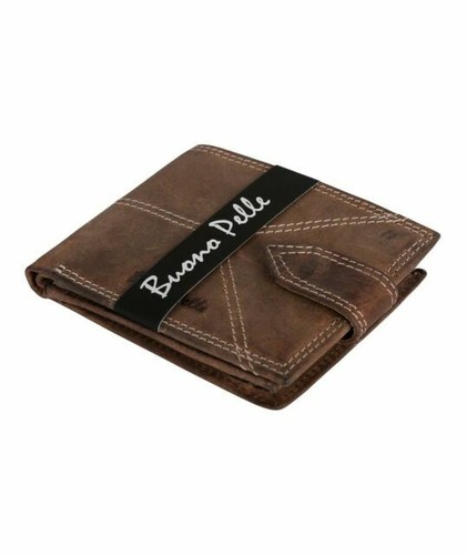 Mala Leather Vinny & Victor Collection: Borsa Portafoglio In Pelle Con Blocco RFID, Grigio - 2