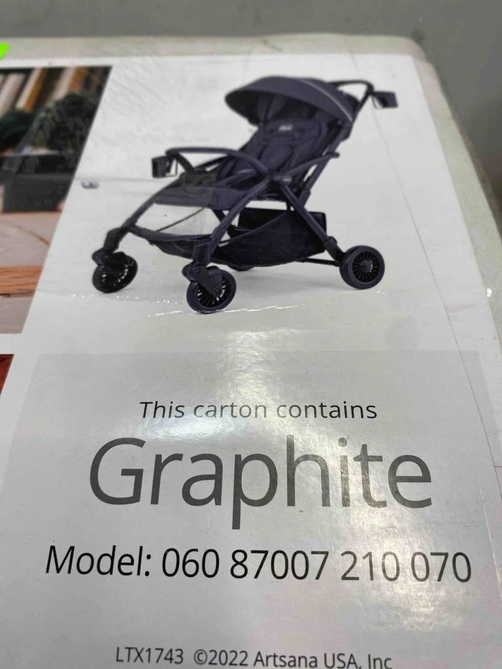 Cochecito compacto Presto - grafito (gris), nuevo Foto 4 de 4