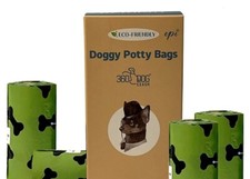 Dog Cat Pet Poop Waste Bags 8 Rolls 120 Count Total Compostable SHIPS FAST