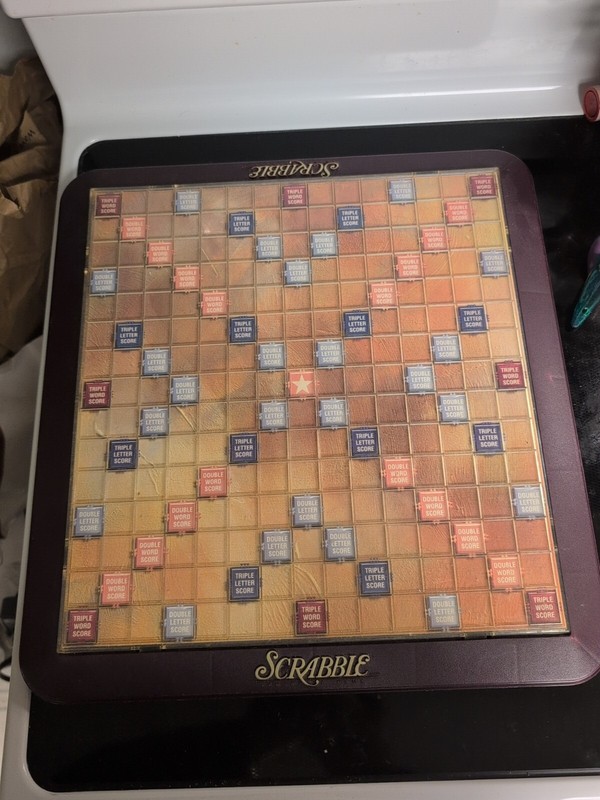 Scrabble Deluxe Turntable Replacement Rotating Board NO Tiles Vintage 1989