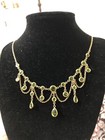 Vintage 14KYG & Peridot Victorian Necklace — photo 4