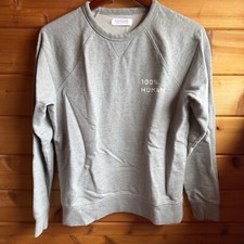 Everlane 100 Human 100 Cotton Grey Sweatshirt size small