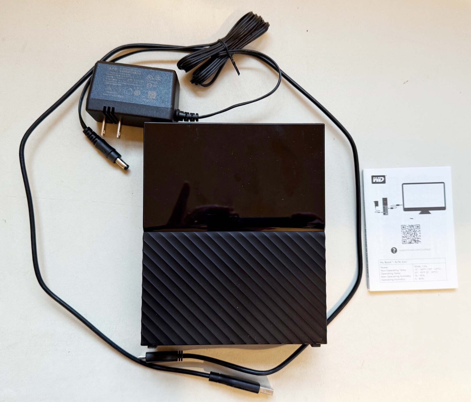 WD MY BOOK 4TB EXTERNAL Hard Drive about 4 years old works fine-image