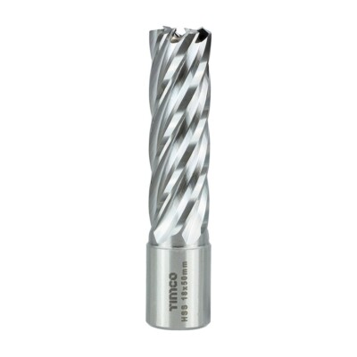 Timco Langräumfräser 18 x 50 mm - M2 HSS Ringfräser für Magnetbohrer