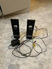 Tevion Medion MD 85740 Multimedia PC Lautsprecher Speakers 2X5 W schwarz Netztei