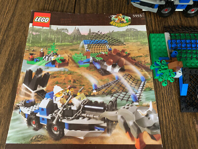 LEGO Set 5955 All Terrain Trapper Adventurers Dino, Complete w