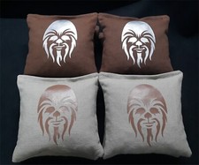 SET OF 8 Regulation Size CHEWBACCA CORNHOLE BAGS