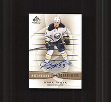 2013-14 SP Game Used Gold Autographs #150 Mark Pysyk D (500864)