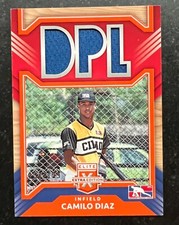 2022 Elite Extra Edition DPL Materials Orange Camilo Diaz 134/199