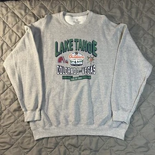 Fanatics Colorado Avalanche Sweatshirt Mens XL Gray Vegas Knights Lake Tahoe Gym