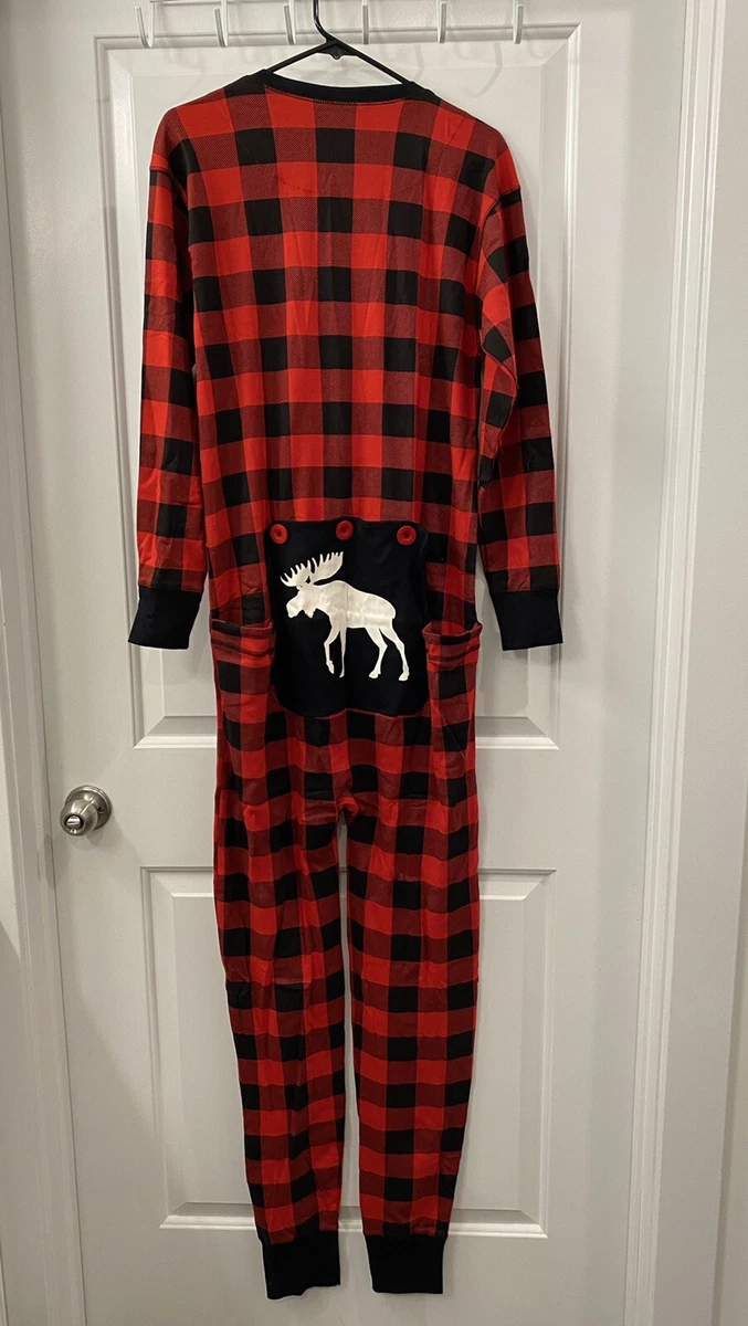 Moose plaid pajamas sales