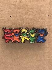 Grateful Dead Dancing Bears Pin. Hat Pin. Steal Your Face.  High Quality!