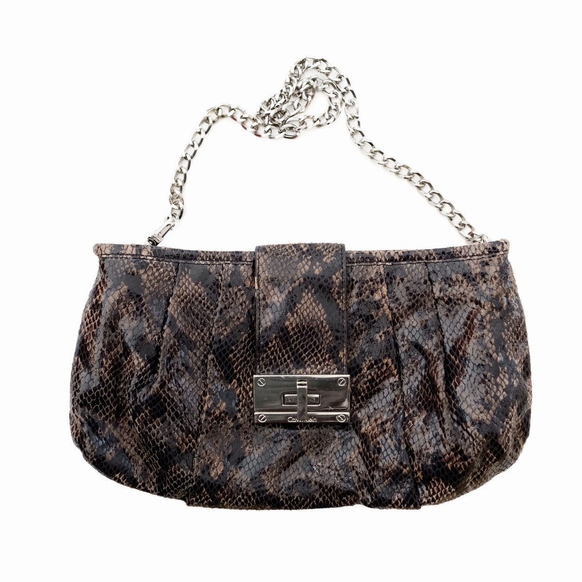 Calvin klein snakeskin purse on sale