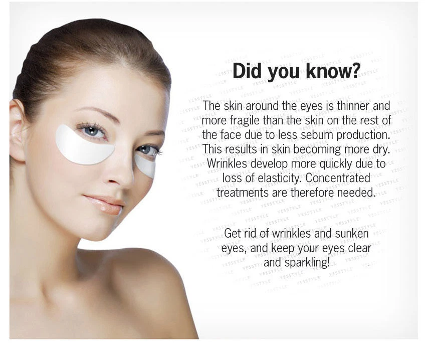 PUREDERM Collagen Hydro Eye Zone Mask - 30 sheets/ pack  x 2 pack (US Shipper) - Image 2 of 2