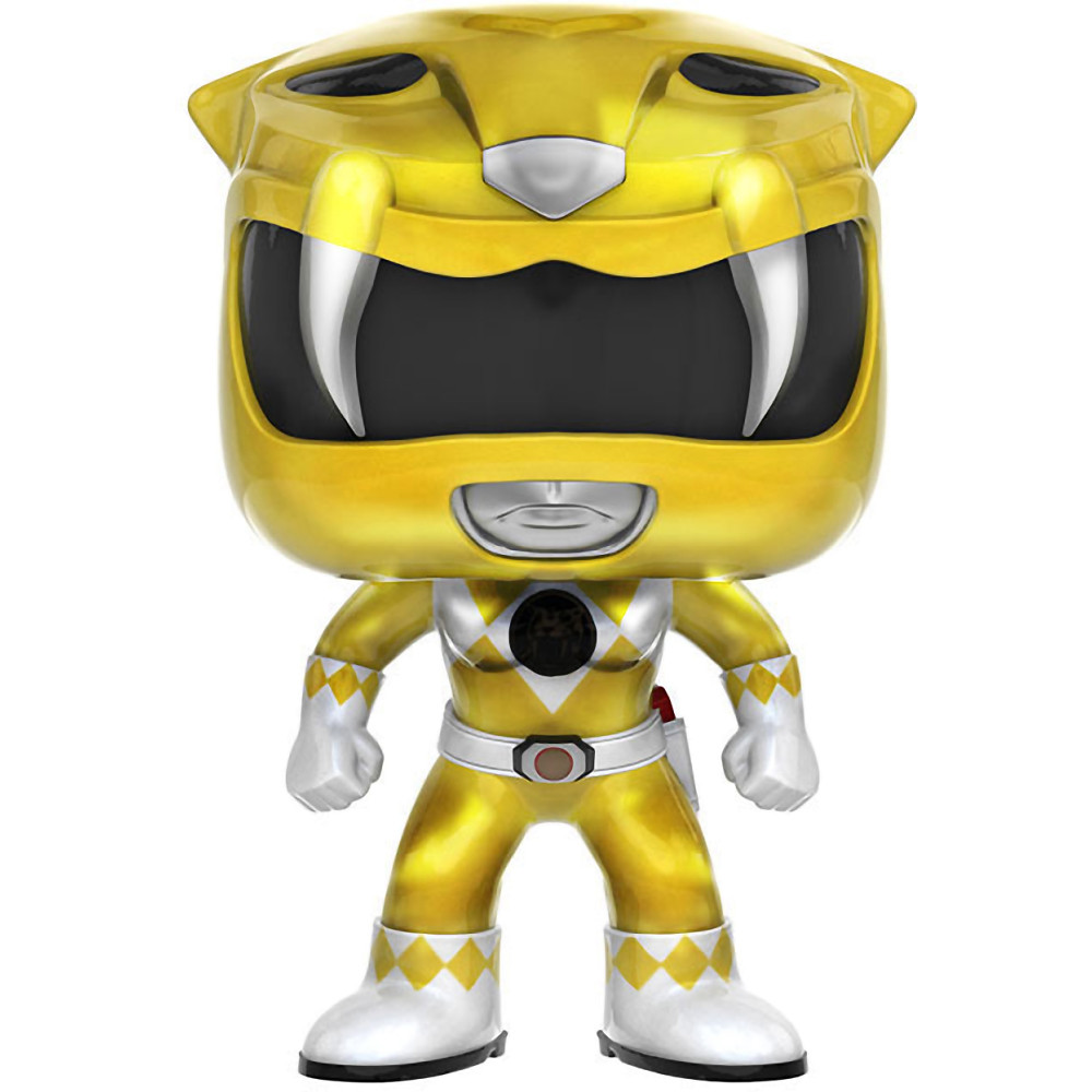 Funko Pop Power Rangers GOLD 362 Yellow Ranger Metallic