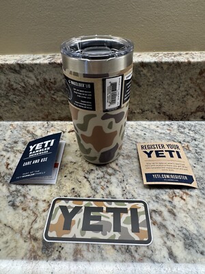 YETI Rambler 10oz Tan Camo Tumbler W/Magslider 🦆Limited Edition