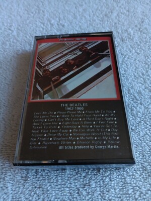 New Vintage Cassette Tape - The Beatles - 1962 - 1966 w/ She Loves You & Girl