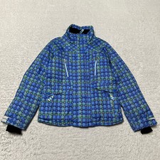 Obermeyer Jacket Girls 14 Purple Blue Powder Ski Snowboarding Outdoors Youth