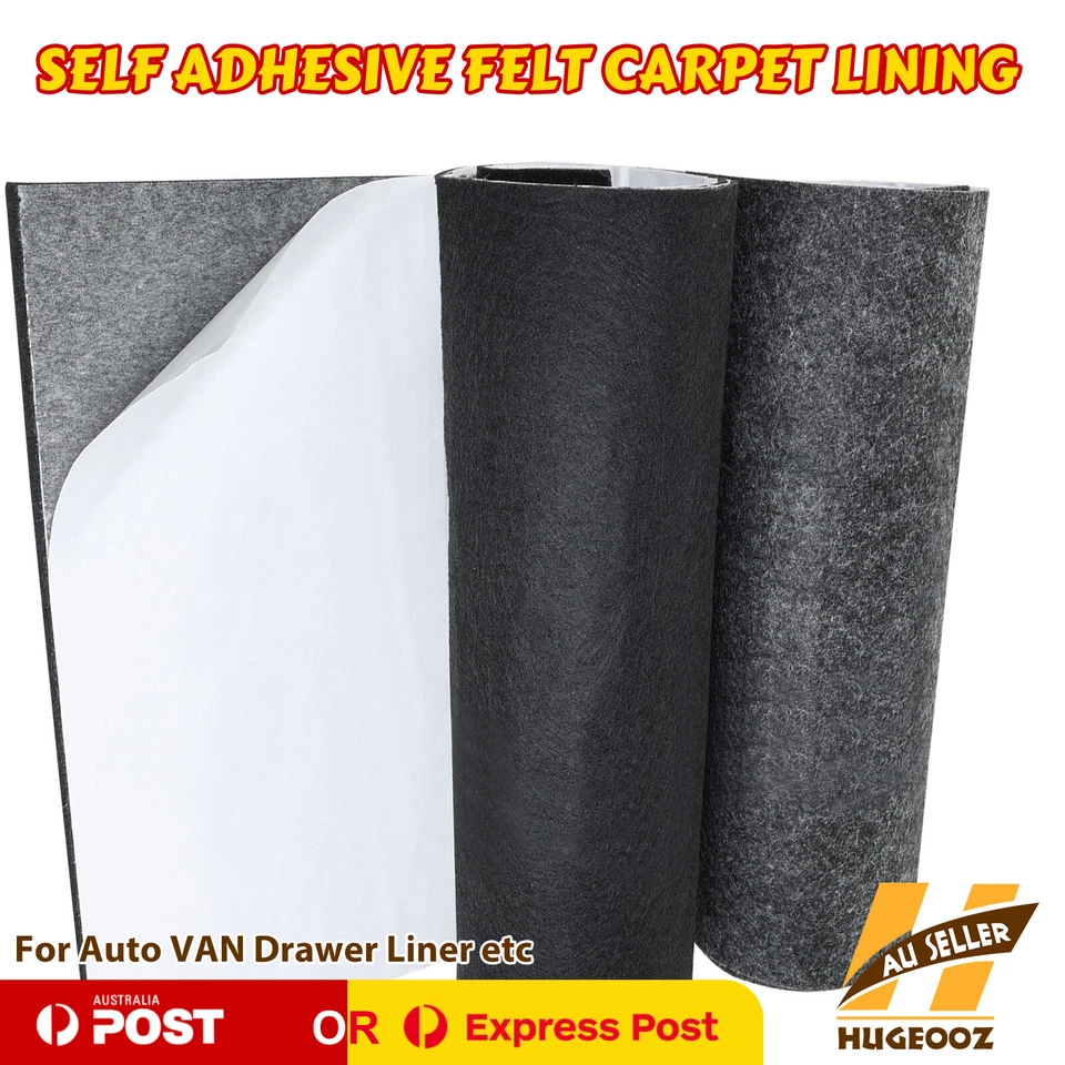Self-Adhesive Auto Carpet Camper Lining Renew Diy Drawer Jewelry Box Felt Liner