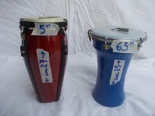 Mini conga da 5" e mini darbuka da 6,5" tamburi , percussioni anche per arredo