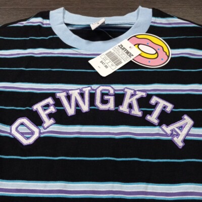 Odd Future OFWGKTA Striped Longsleeve Shirt Men's Size Small New
