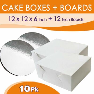 CAKE BOXES 12x12x6