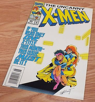 Genuine Marvel Comics The Uncanny X Men 303 August Edition Comic Book Only Ebay