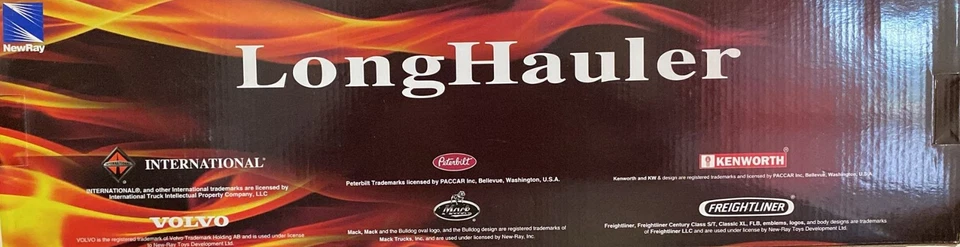 NewRay Peterbilt Model 379 LongHauler 1:32 Camion Rimorchio Diecast - Immagine 2 di 3