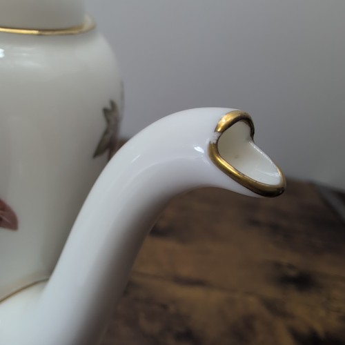 Vintage Wedgwood Bone China Ivy House Coffee Pot Gold Trim - Picture 11 of 11