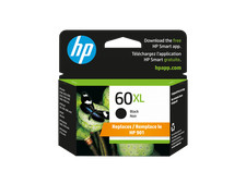 HP 60XL High Yield Black Original Ink Cartridge, 600 pages, CC641WN 140