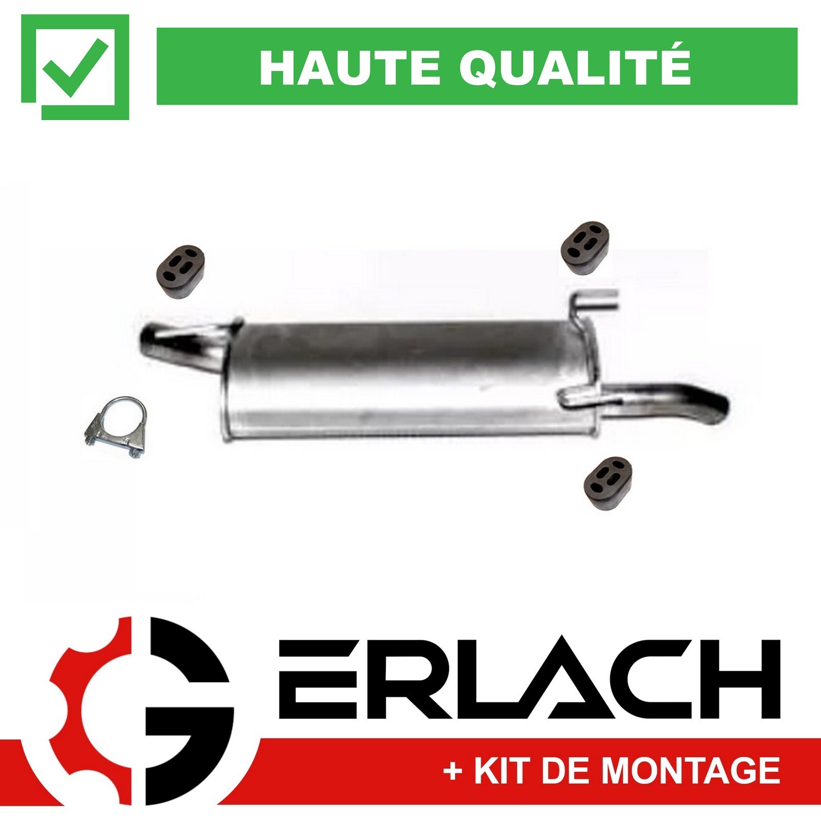 Silencieux arriere Opel Astra F 1.4 1.6 anti-corrosion - Reductions des bruits d'echappement 9383