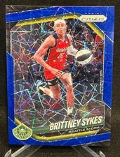2025 Panini Prizm WNBA Brittney Sykes #121 Seattle Storm Blue Velocity Prizm