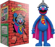 Super7 - Sesame Street - Supersize Vinyl Figure - Super Grover New Toy Figur