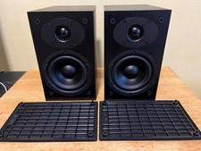 Denon SC-M41 Bookshelf Speakers Black 60W RMS 6 Ohm Hi-Fi Audio Very Good Condit