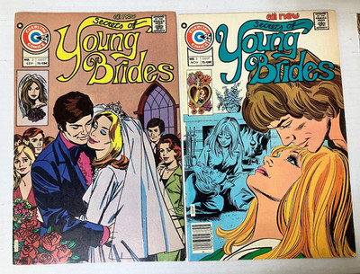 2 Secrets of Young Brides issue  #2 Sept & 3 Nov 1975 Charlton Comics