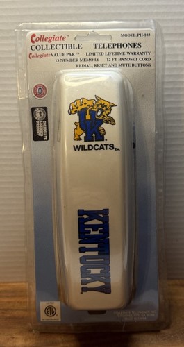 VTG University of Kentucky Wildcats Corded Landline Wall Telephone Never Opened