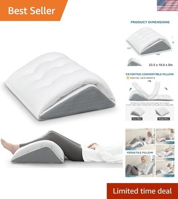 Knee Support Pillow Wedge Pillow for Back Pain Post Surgery Leg Elevation
