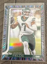 2025 Topps Chrome Football Justin Fields Black Rainbow Border SP 💎💎💎