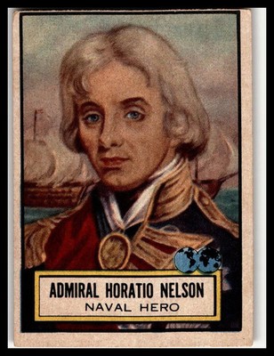 1952 Topps Look 'n See (R714-16) #109 Admiral Horatio Nelson Very Good
