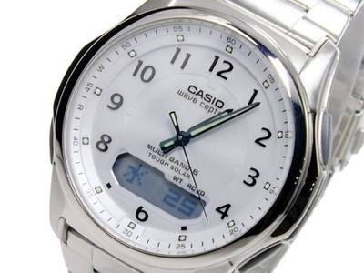 Casio WAVE CEPTOR Solar Men s Wristwatch WVA M630D 7AJF White