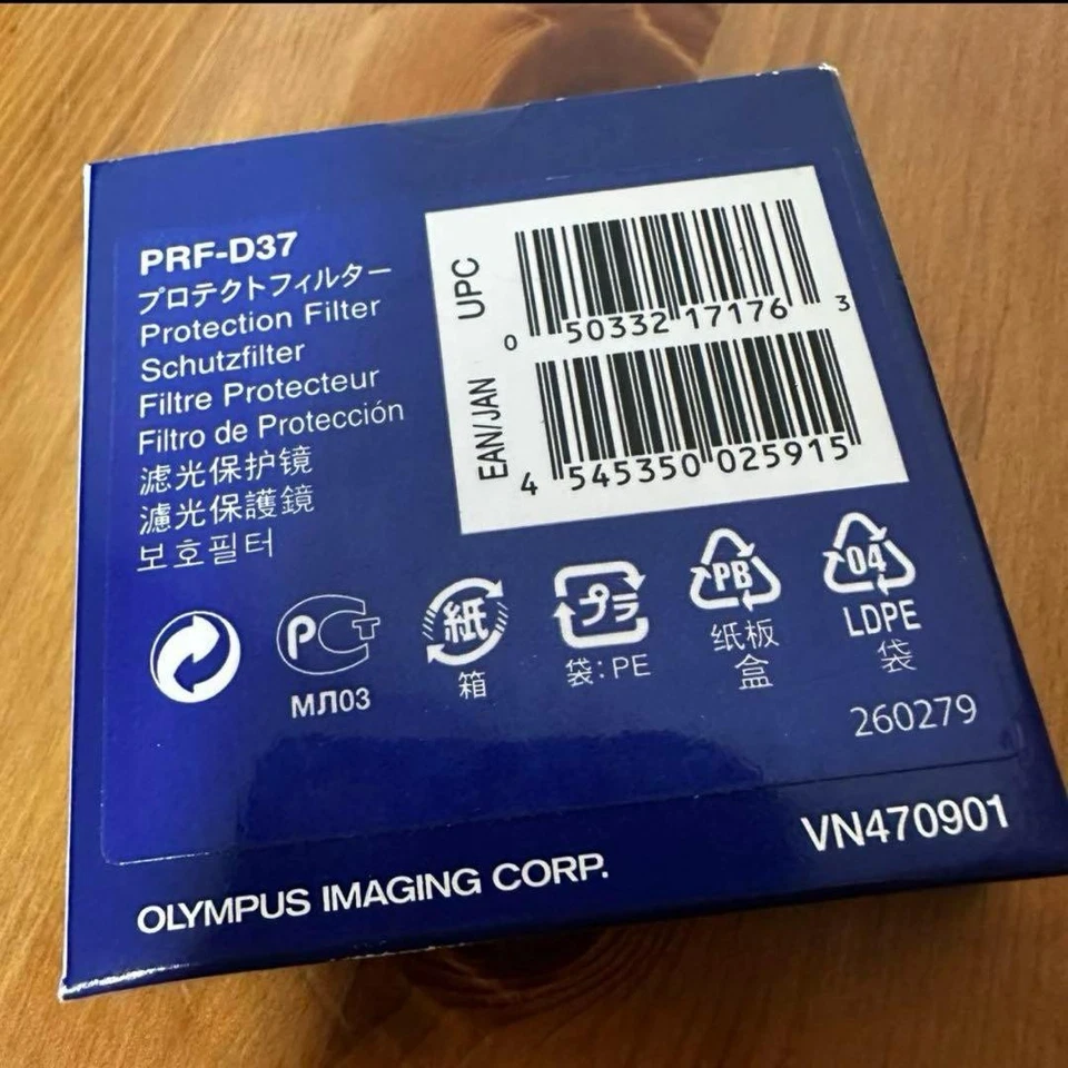 Olympus PRF-D37 37mm Protect Filter 3 Pack New Sealed - Image 2 of 2