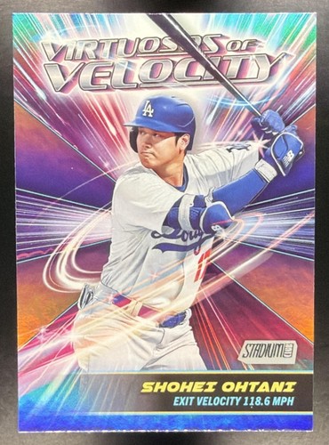 2024 Topps Stadium Club Shohei Ohtani Virtuosos of Velocity #VV-5