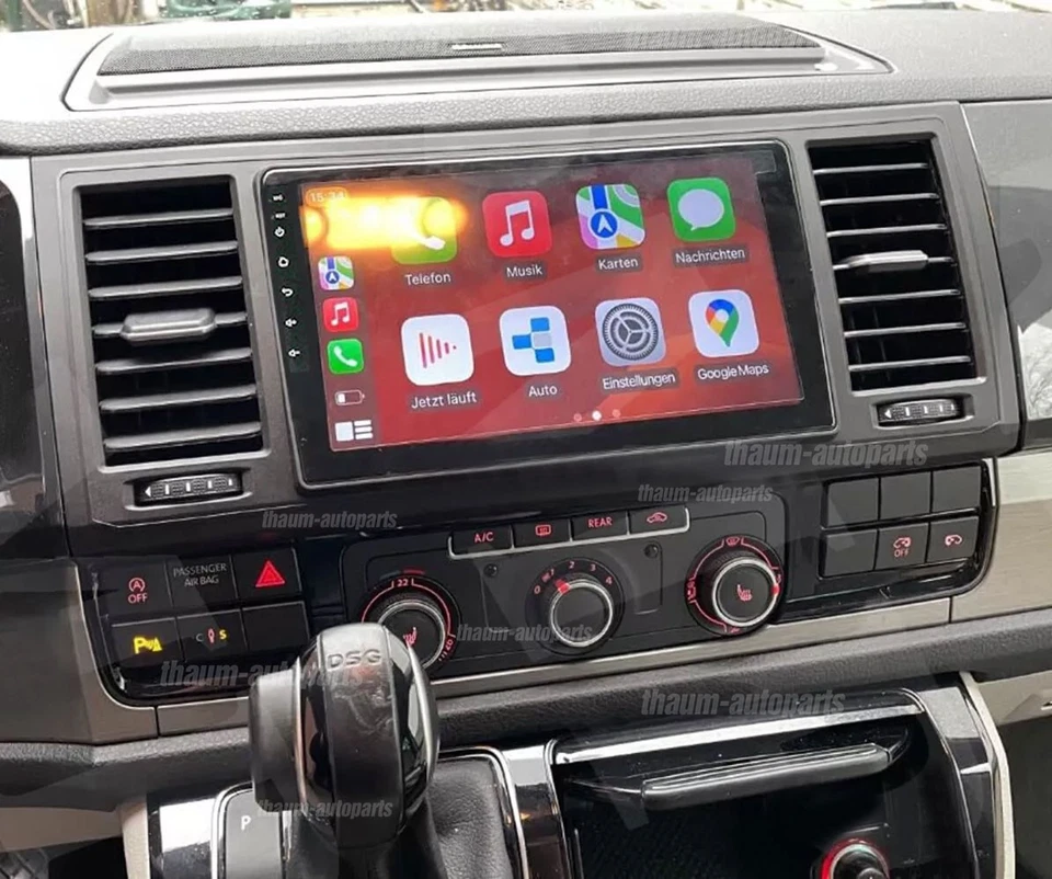 Android 14 CarPlay Für VW T6 Transporter Multivan Autoradio GPS Navi DAB+ 4+64GB - Bild 3 von 4
