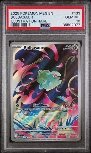 PSA 10 - Bulbasaur 133/132 IR MEG Mega Evolutions - Pokemon