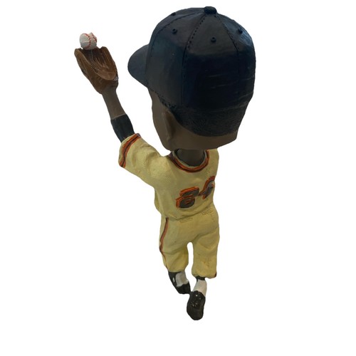 MLB Willie Mays Baseball HOF'79 Bobblehead NY Giants "1954 The Catch" 8 in alto - Foto 4 di 14