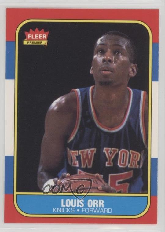 1986-87 Fleer Louis Orr #83 00ct