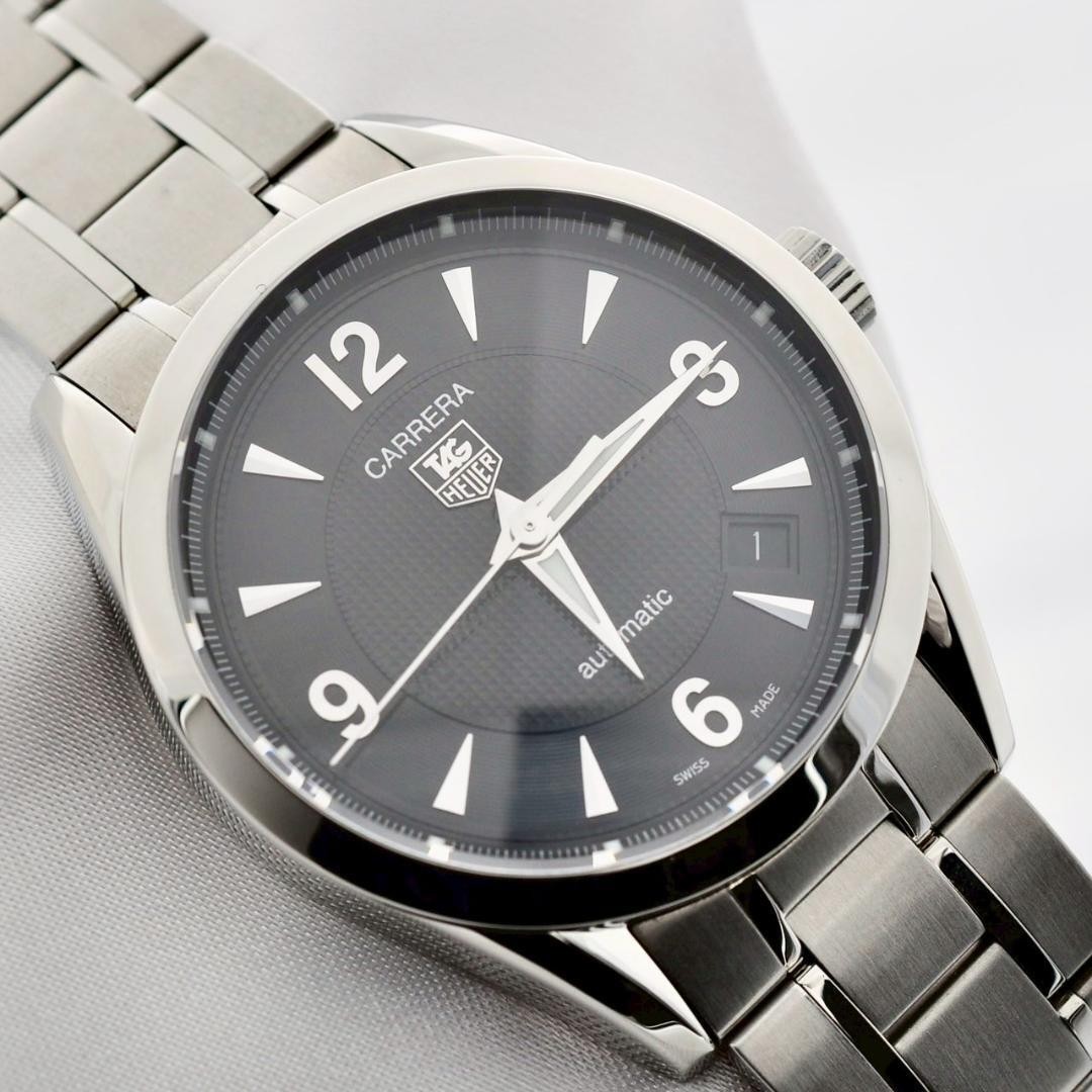 TAG HEUER WV2211 Carrera Automatic Men Watch Polished Stainless Steel  