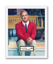 Mr. Rogers Tom Hanks Autographed Signed 11x14 Framed Photo ACOA